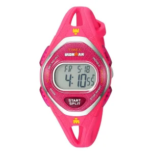 Timex Chronograph Watch - Women's Ironman Sleek 50 Pink Strap | TW5M10700JV