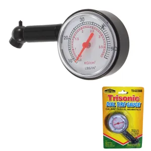 Tire Air Pressure Gauge 10-50 PSI Truck Auto Car Bicycle Tyre Tester Dial Meter