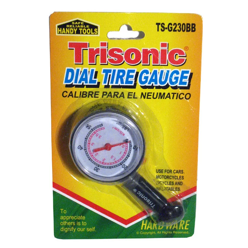 Tire Air Pressure Gauge 10-50 PSI Truck Auto Car Bicycle Tyre Tester Dial Meter
