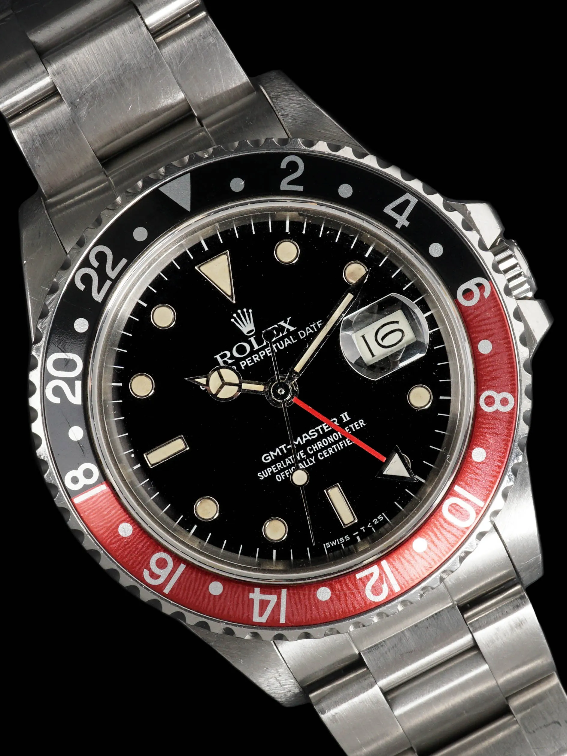 **Unpolished** 1985 Rolex GMT-Master II (Ref. 16760) "Fat Lady"