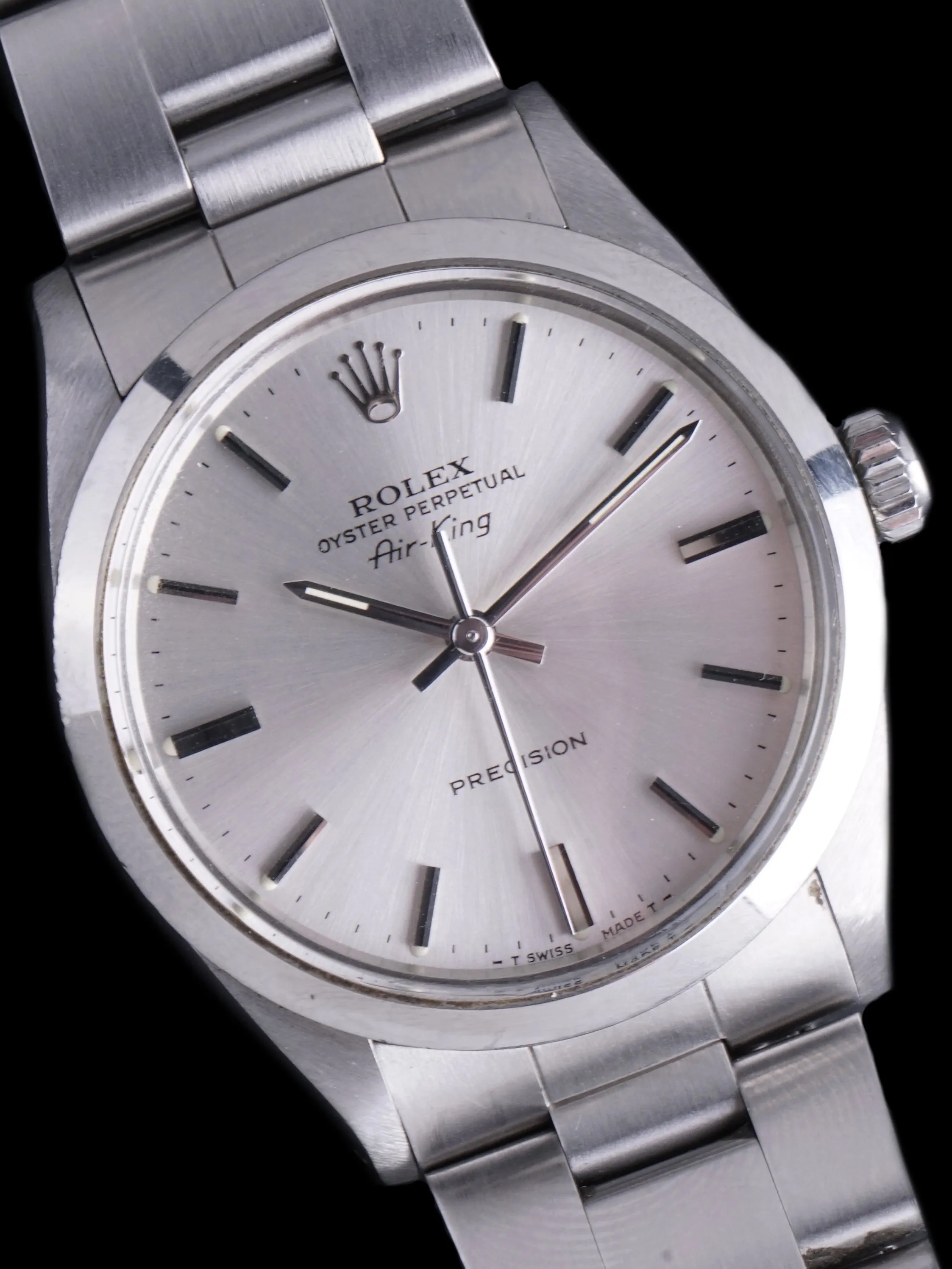Unpolished 1989 Rolex Air-King (Ref.5500) W/ Papers