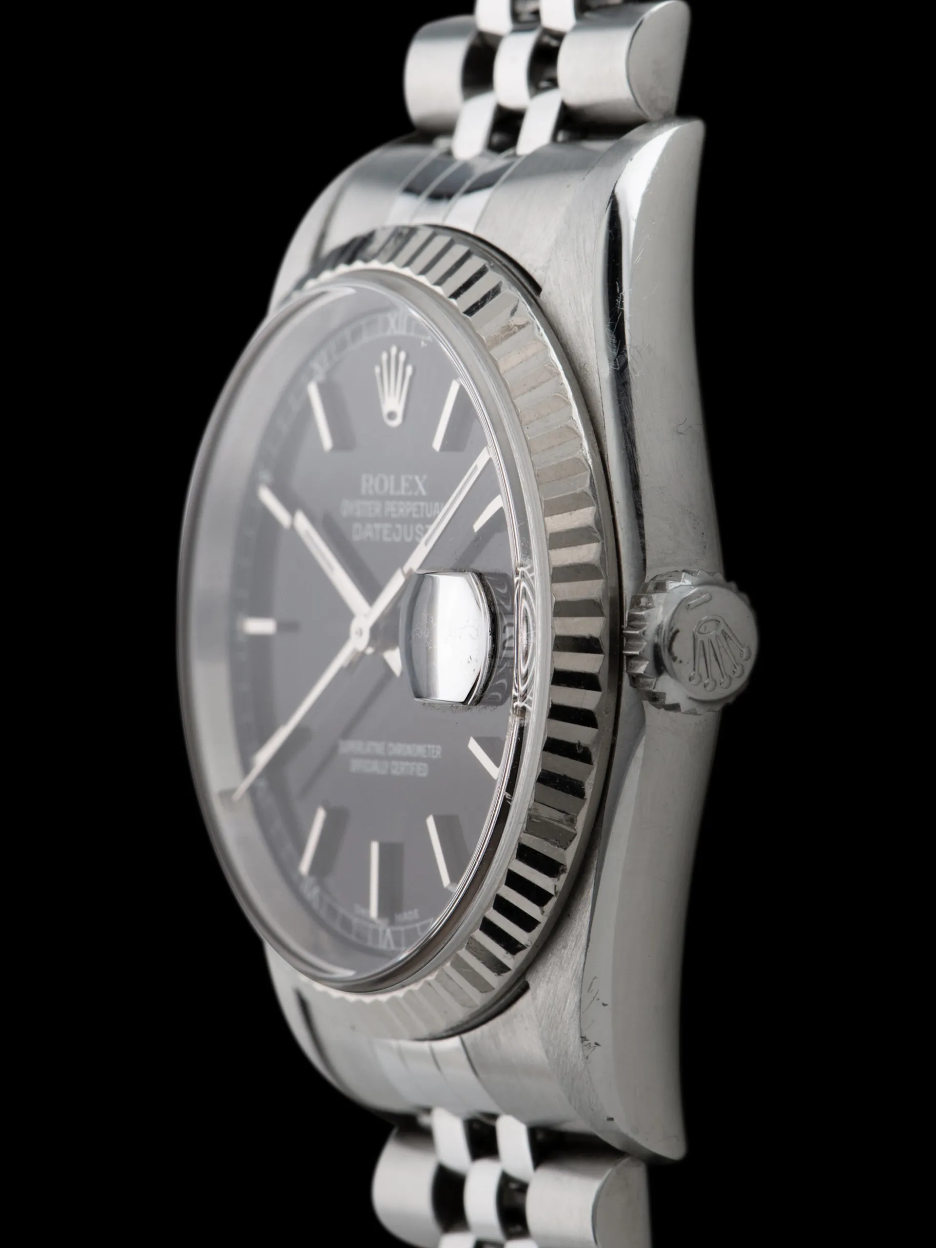 *Unpolished* 2000 Rolex Datejust (Ref. 16234) Black Dial