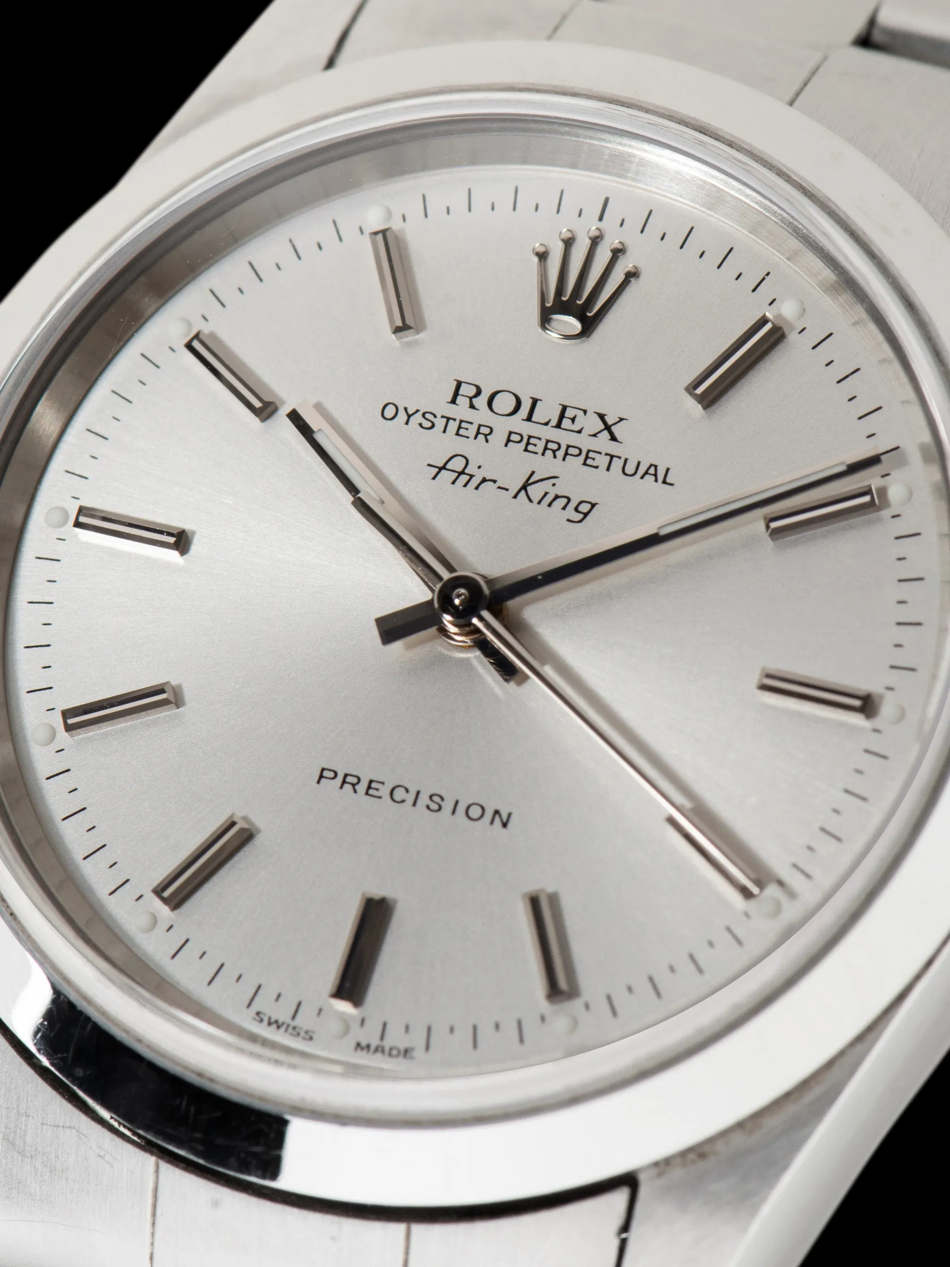 *Unpolished* 2003 Rolex Air-King (Ref. 14000M) Silver Dial W/ Papers