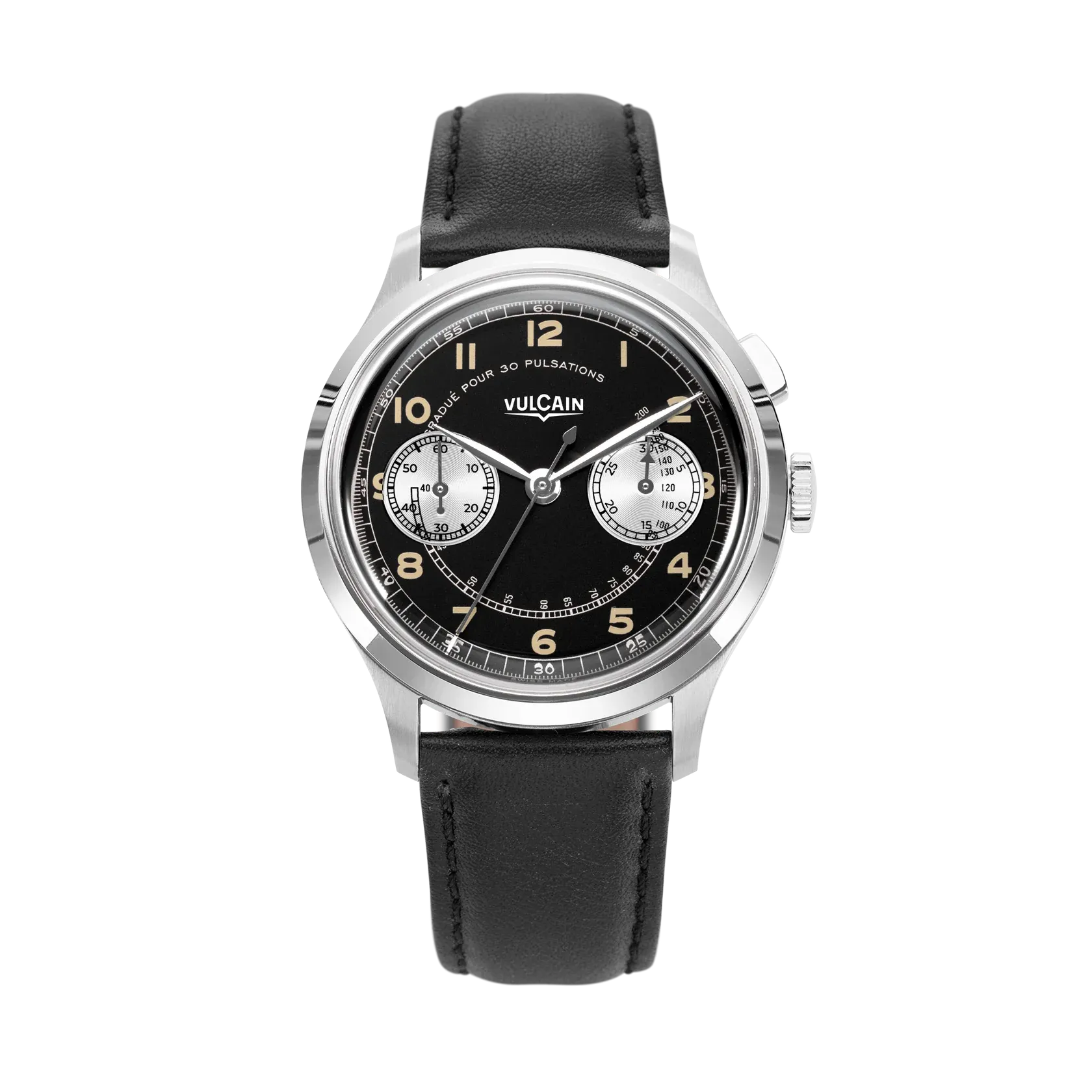 Vulcain Monopusher Heritage Black & White (39mm) 650157A08