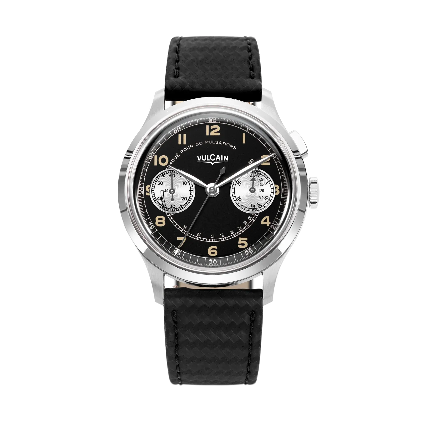 Vulcain Monopusher Heritage Black & White (39mm) 650157A08