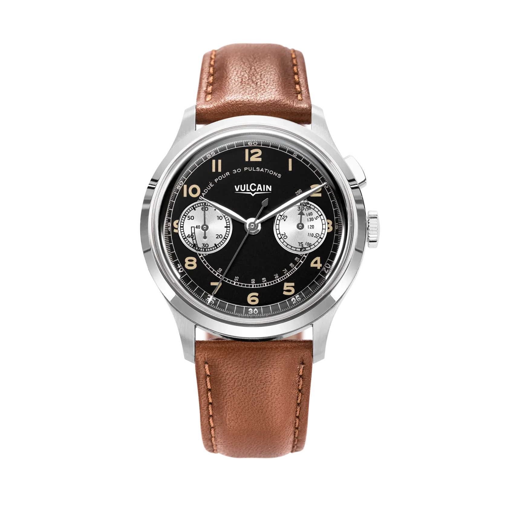 Vulcain Monopusher Heritage Black & White (39mm) 650157A08