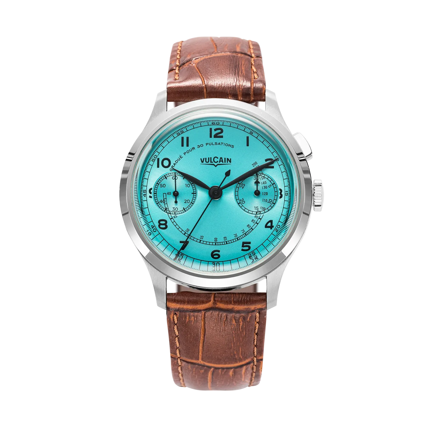 Vulcain Monopusher Heritage Turquoise (39mm) 650167A38