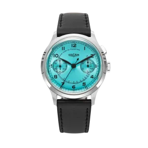 Vulcain Monopusher Heritage Turquoise (39mm) 650167A38