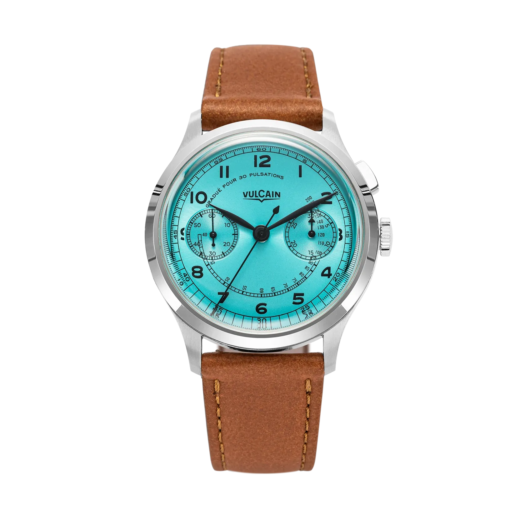 Vulcain Monopusher Heritage Turquoise (39mm) 650167A38