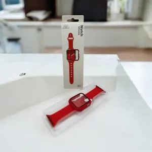 Watch Silicon 2 IN 1 Band&Case For Apple Watch (40m/red)