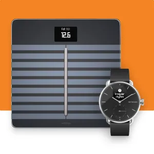 Withings Scanwatch (Black 38mm)   Withings Body Cardio (Black)