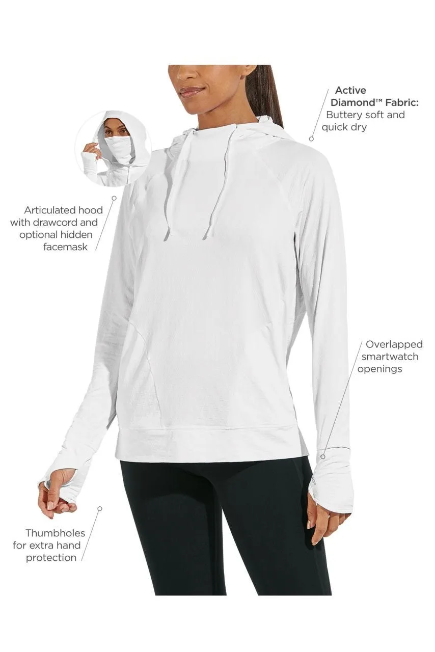 Women's Arabella Hoodie  |  White Diamond Jacquard