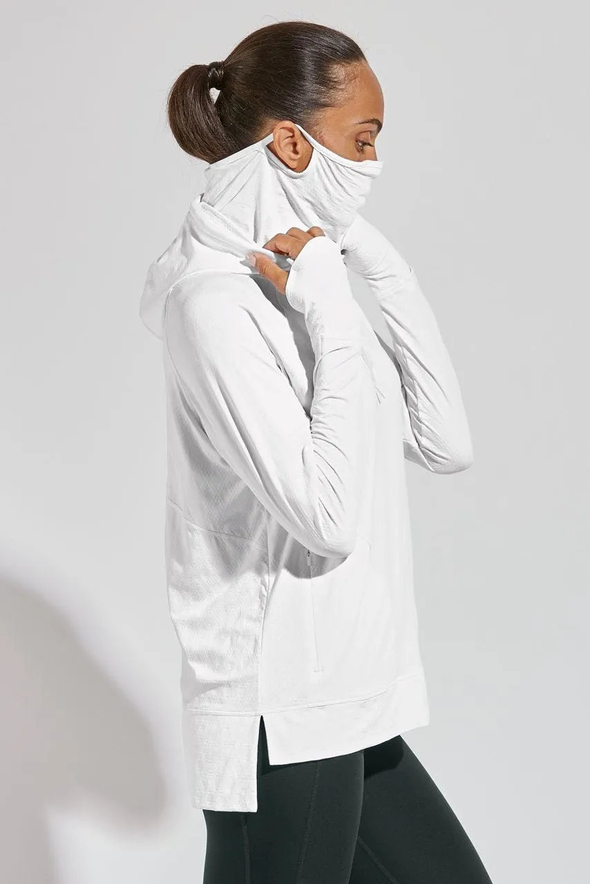 Women's Arabella Hoodie  |  White Diamond Jacquard