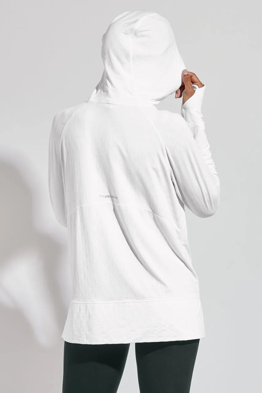 Women's Arabella Hoodie  |  White Diamond Jacquard