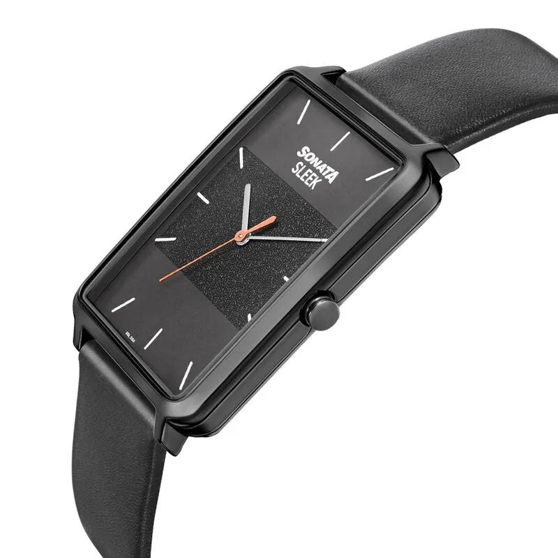 WW2433 Sonata Sleek Leather Belt Watch 7144NL01