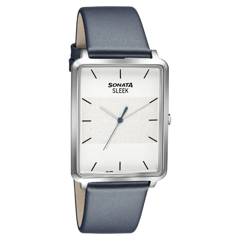 WW2434 Sonata Sleek Leather Belt Watch 7144SL01