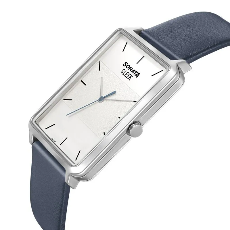 WW2434 Sonata Sleek Leather Belt Watch 7144SL01