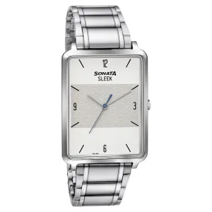 WW2437 Sonata Sleek Chain Watch 7144SM01