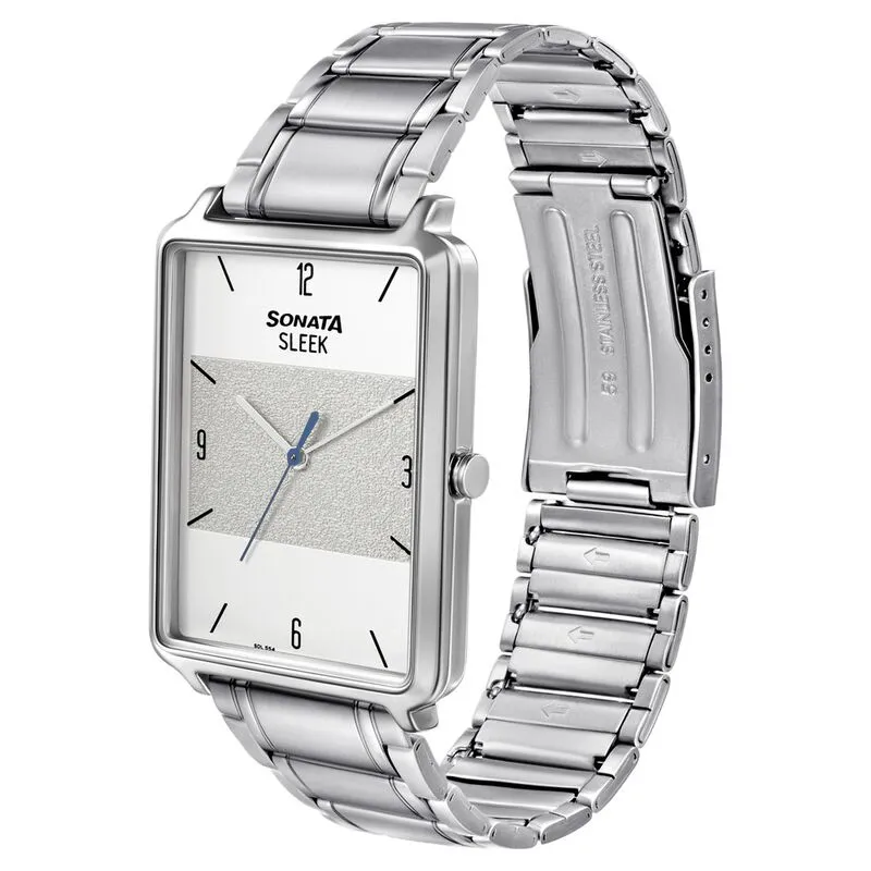 WW2437 Sonata Sleek Chain Watch 7144SM01