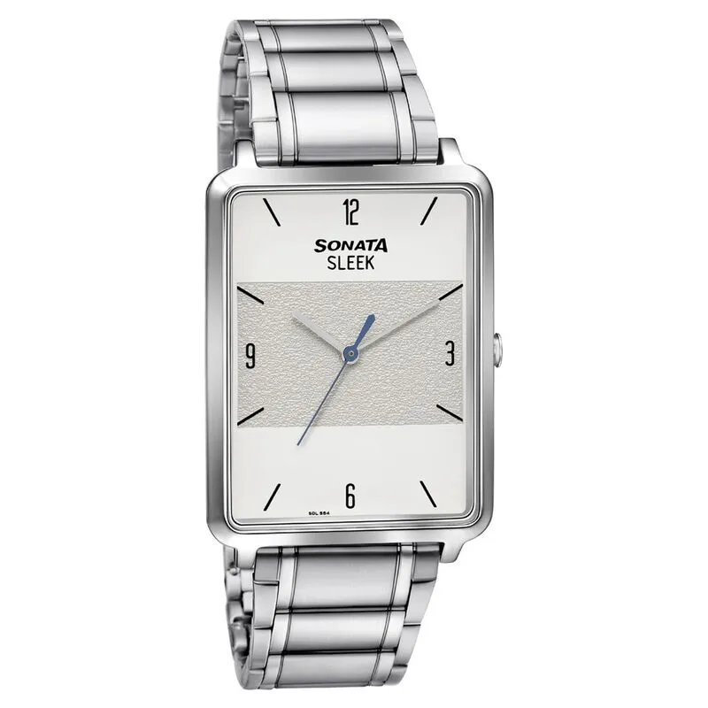 WW2437 Sonata Sleek Chain Watch 7144SM01