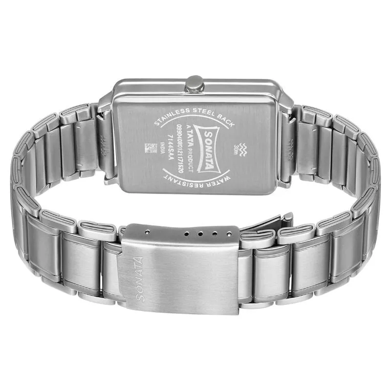 WW2437 Sonata Sleek Chain Watch 7144SM01